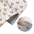 thumbnail image 5 of Honeii Labrador Retriever Dog Pattern Bathroom Anti-Skid Pad Bathroom Mat Vintage Seamless Pattern Not-Slip Toilet Rug Set, 5 of 6