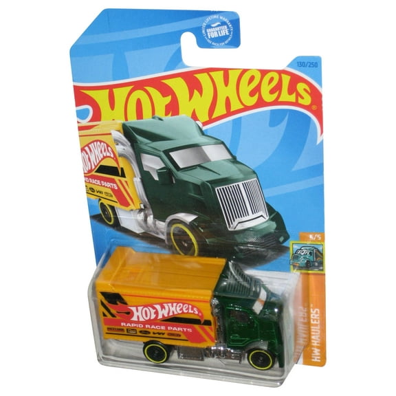 Hot Wheels HW Haulers 5/5 (2021) Yellow & Black Hiway Hauler 2 Truck 130/250