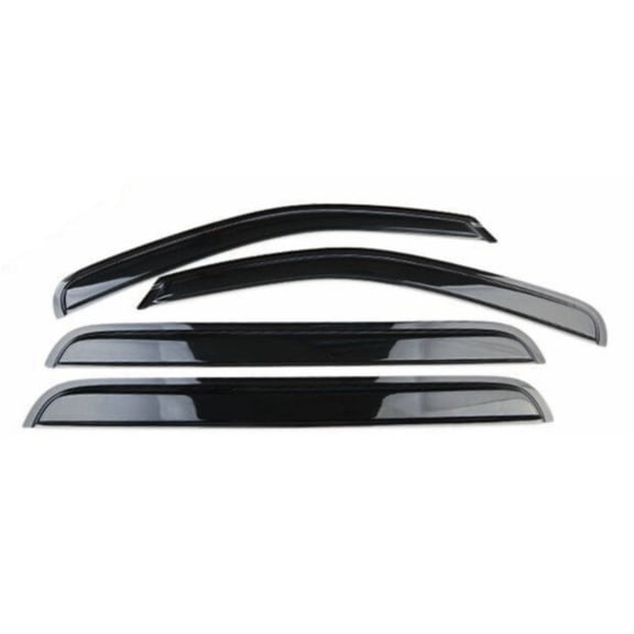 For 05-12 Pathfinder Acrylic Window Visors Vent Sun Rain Guard Shade