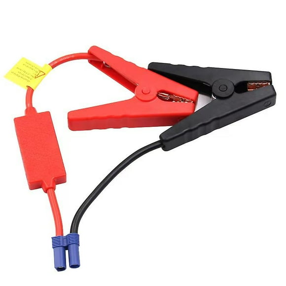 Jumper Cable With Clamps, Booster Cable With Connector And Reverse Charging Module, Works With Car Jump Starter And Fits Most Portable Jump Starters B