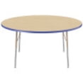 thumbnail image 3 of ECR4Kids 60in Round Everyday T-Mold Adjustable Activity Table Maple/Blue - Standard Ball, 3 of 4