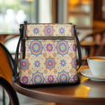 thumbnail image 3 of Rchsomd Boho Mandala Floral Print Shoulder Handbag for Women Small Crossbody Bag PU Leather Satchel with Adjustable Wide Strap for Shopping Working, 3 of 7