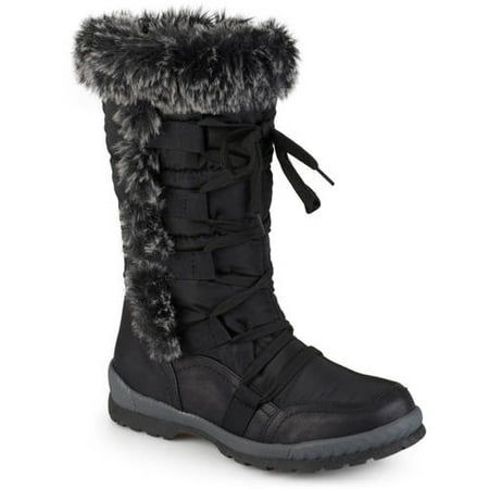Brinley Co. Womens Cold Weather Faux Fur Boots - Walmart.com