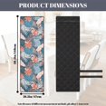 thumbnail image 4 of TSOVTHRID Monstera Palm Leaf Print Quilted Dining Chair Covers, Stretch Removable Chair Cushion Slipcovers with Elastic Band, Seat Covers for Dining Room, Kitchen, Set of 2, 4 of 7