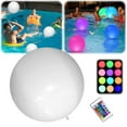 thumbnail image 2 of pdqouc Large Floating Inflatable LED Glow In The Dark Beach Toy with 16 Colors Suitable for Summer Parties Pool/beach Parties Rave Parties Or Black Light/glow In The Dark Parties, 2 of 9