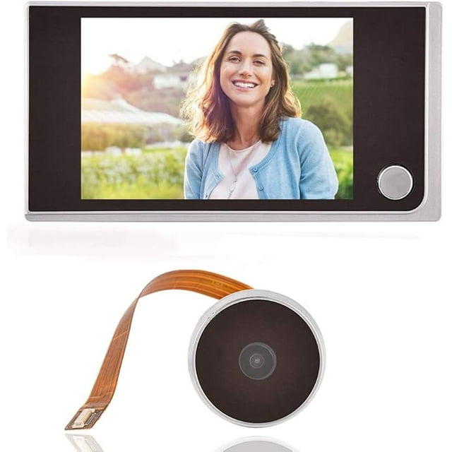 3.5"LCD HD Screen Peephole Viewer Digital Door Eye Viewer 480 x 320P Image Resolution 120 Degree Wide Angle Home Security System