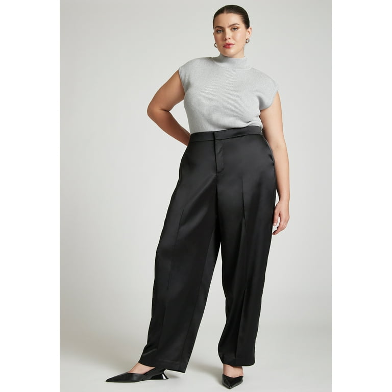 Plus size metallic sweater discount