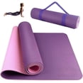 thumbnail image 1 of Tapete de Yoga Antideslizante y Cómodos, Yoga Mat para Ejercicio, Tapete Yoga Antiderrapante de Suavecito y Grueso, Colchoneta Fitness Alfombrilla para Yoga, 1 of 4