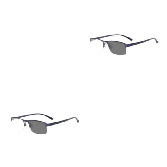 Gafas de Sol de Media Montura para Hombre con Dioptrías Antideslizante Estilo Vintage Qarigey
