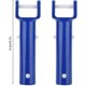 thumbnail image 4 of Pool Clip Handle, 2pcs Blue Swimming Pool V Shape Clip Brush Head Replacement Handle Swimming Pool Accessories, 4 of 5
