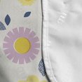 thumbnail image 4 of Daisy Microwave Oven Cover, Summer Flower Blossom Leaves Pastel Toned Spring Celebration Motif, Water Resistant Organizer with Pockets for Kitchen, 36" x 12", Night Blue Pale Pink, by Ambesonne, 4 of 4
