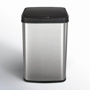 Nine Stars 13.2 Gallon Stainless Steel Motion Sensor Trash Can