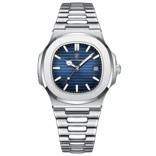 Reloj de hombre luminoso resistente al agua reloj de cuarzo ultrafino para hombre