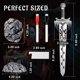 thumbnail image 5 of Espada CZYY de Initiative Tracker en la base de piedra con 12 banderas, 5 of 8