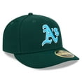thumbnail image 3 of Men's New Era Green Athletics 2024 Father's Day Low Profile 59FIFTY Fitted Hat, 3 of 5