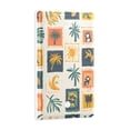 thumbnail image 2 of Yayeee Blank Wall Plate Cover 1-Gang 4.5"x2.7" Home Unused Decorative Outlet, Beige Playful Stamp, 2 of 7