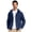 Navy Blue, variant on Pdbokew Men's Fleece Lined Jacket Thick Hooded Jacket Winter Warm Coats Black L