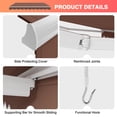 thumbnail image 6 of Gymax Fashion 8' x 6.6' Patio Retractable Awning Sunshade Shelter w/Manual Crank Handle Coffee, 6 of 6