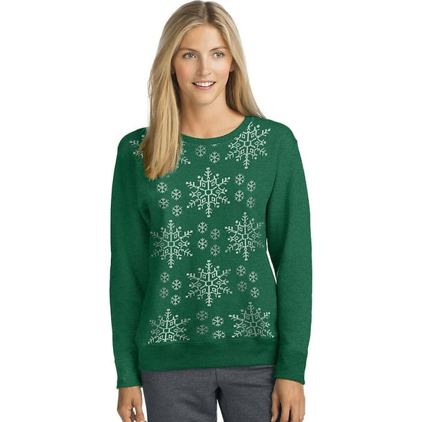 Hanes - Hanes Women's Ugly Christmas Sweatshirt - Walmart.com - Walmart.com