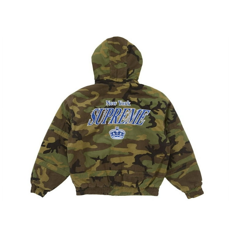 Supreme Men's Mitchell & Ness Twill Stadium Jacket Camo