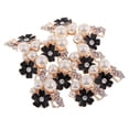 thumbnail image 2 of 20 piezas de pinzas para el cabello para mujeres, joyería Diy, pinzas para el cabello divertidas, pinzas para el cabello para mujeres, Diy Soledad Botón de perlas de diamantes de imitación, 2 of 10
