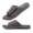 All Grey, variant on ONCAI Mens Sandals Adjustable Straps Orthotic Plantar Fasciitis Open Toe Athletic Sport Slides with Soft Comfy Arch Support Footbed Black Size 9