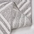 thumbnail image 2 of Gray Geometric Polyester Area Rugs for Living Room Jacquard Textured Modern Rugs Soft Geometric Rug for Bedroom Mid Century Washable Rug Non-Slip Bohemian Carpet Perfect for Dining Room Office Beige, 2 of 4