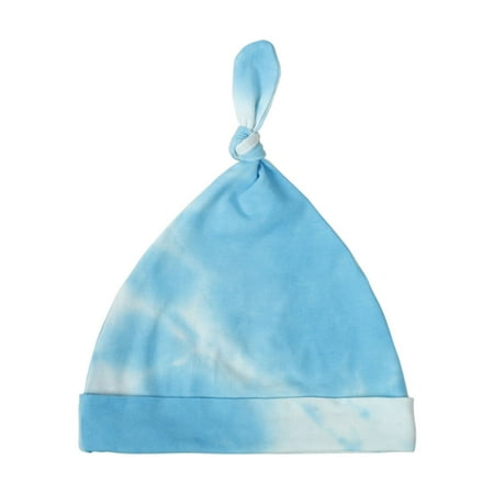

Wanwan Baby Hat Tie Dye Print All-match Skin Friendly Infant Beanie Cap for Daily Wear
