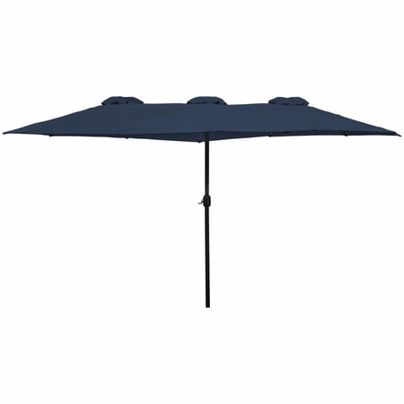 Northlight 15 ft. Outdoor Patio Market Umbrella with Hand Crank