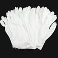 thumbnail image 3 of LEORX Jewelry Gloves Protective Glove Nylon White 8 pairs/set, 3 of 4