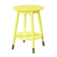 thumbnail image 3 of Convenience Concepts Wilson Mid Century Round End Table with Bottom Shelf, 3 of 3