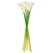 Vickerman 26 Artificial White Calla Lily Stem, 6 per Bag.
