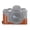 Brown, variant on 1/4 inch Thread PU Leather Camera Half Case Base for Canon EOS M5