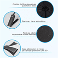 thumbnail image 3 of Paraguas Sangkee Sombrilla Resistente Al Viento Plegable Protección UV Negro, 3 of 7