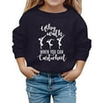 thumbnail image 2 of CAIXIA Girls Crew Neck Sweatshirts Crew Oversized Cute Long Sleeve Bow Graphic Pullover Tops School Girl Outfits Fall Casual Clothes, 2 of 4