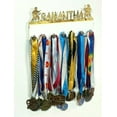 thumbnail image 1 of Custom Personalized Name girl karate Martial Art Taekwondo Medal Holder, Awards Display Organizer Hanger Rack with Hooks for 60+ Medals, Ribbons, Sports Of A Kind Made To Order With Your Name On It., 1 of 7