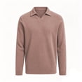 thumbnail image 3 of LONKITO Polo Shirts for Men Long Sleeve Pullover Collar Shirt Soft Comfort Casual Shirts, 3 of 6