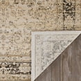 thumbnail image 3 of Couristan Zahara Persian Vase Area Rug, 2' x 3'7", Oatmeal-Black, 3 of 8