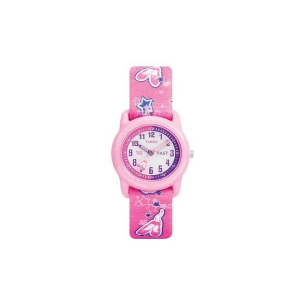 Timex 6518120 Montre fille ronde en nylon analogique r sistant