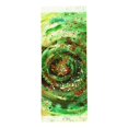thumbnail image 3 of Foulard à Franges pour Femmes, Art Aquarelle Vert Long Châle, Léger et Chaud, 3 of 6