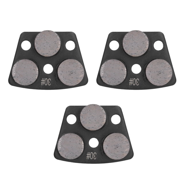 Zapatos de pulido de diamante, 3 piezas Zapatos de pulido de diamante Amoladora Zapatos de pulido de diamante Dientes cilíndricos Zapatos de pulido de diamante Construcción robusta