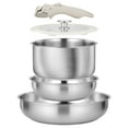 thumbnail image 2 of Koch Systeme CS Stainless Steel Cookware Set 7pcs with Detachable Handle, 2 of 6
