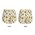 thumbnail image 5 of Lsque Cartoon Corn Pumpkin Sunflower Printed Women's Running Shorts with Liner Pockets,Elastic Quick Dry Workout Athletic Gym Yoga Shorts,Womens High Waist Shorts-Small, 5 of 9
