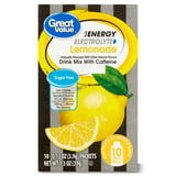 Great Value Lemonade Drink Mix, 0.13 oz, 10 Count - Walmart.com