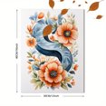 thumbnail image 3 of Qisvanset 12x16 Inch Watercolor Floral Canvas Wall Art, Elegant Flower Print Soft Girl Nursery Room Decor, 3 of 8