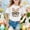 White, variant on Adorable Bunny Print Girls Short Sleeve Tee with Bow Tie Casual Summer Top for Toddlers and Kids Short Sleeve Shirt for Girls Tees Kids Tshirts Clothes Summer Tops T-Shirt