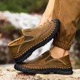 thumbnail image 5 of Men's Casual Loafer Slip On Comfort Soft Lightweight Business Driving Travel Walking Flat Non-Slip Sole Shoe Brown 9 US, 5 of 7