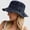 Black, variant on HAIJIE sun hat women Stylish Sun Hats For Women Men Unisex Casual Denim Wide Brim Summer Beach Outdoor Sun Hat Comfortable Lightweight Breathable Sunning Hat Women's Hats & Caps Hat Size Hiking Hat M