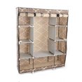 thumbnail image 2 of GoDecor New 4-Layer Portable Closet Storage Organizer Wardrobe Clothes Rack With Shelves, 2 of 7