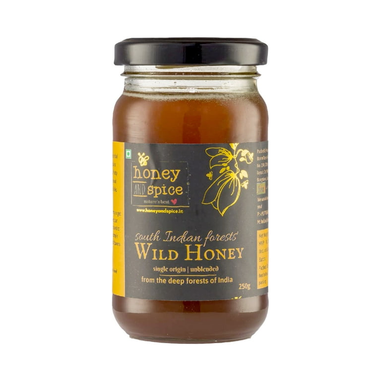 Honey and Spice South Indian Forests Wild Honey Single Origin Unblended  from the Deep Forest No Sugar